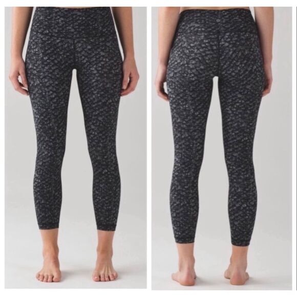Lululemon High Times Pant (Nulux) Iridescent Multi Black Size 12 - Picture 3 of 11